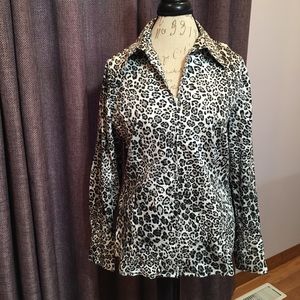 Jones New York Animal Print Jacket